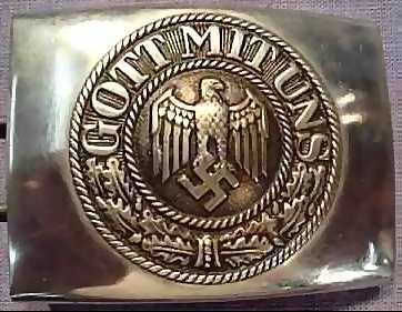 Nazi belt buckle with god with us written on it