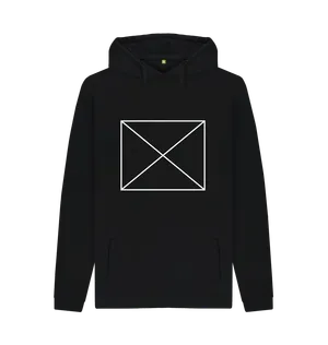 White design on a black T-shirt: Sometimes when there isnt an image already you get a diagram of a box with a cross through it